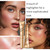 BARVENA Liquid Highlighter Wand，Liquid Highlighter Makeup Wand For Luminous, Glowing Skin, Buildable Formula, Vegan & Cruelty-Free Highlighter stick (Bare Rosé)