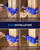 DAYDOOR Professional Cabinet Clamps 4 Pack, Heavy-Duty Cast Steel, Integrated Drill Guide & EVA Protection, Face Frame Alignment Tool for Cabinet Installation & Woodworking, Blue
