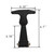 Creatyi 2 PCS 4.7'' Rubber Flexible Heavy Duty Premium SUS304 Stainless Steel T-Handle Draw Latches