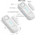 DAYTECH Fridge Door Alarm with Delay 1/2/3/4 mins Adjustable Close Windows Reminder 0-120 dB Refrigerator Alert Wireless Door Ajar Chime for Freezer Fridge Home 1 Set White