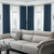 Mayrhyme Warm Gold Double Corner Window Curtain Rods with Aluminum End Cap Finials and Brackets,1 Inch Diameter Dual Bay Window Curtain Rods, Adjustable 2 Sided 20-36" and 36-72" Center Double Rod
