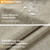 BTTN Extra Long Shower Curtain - 72 x 84 Inch Long Linen Textured Heavy Duty Fabric Shower Curtain Set with 12 Plastic Hooks, Large Hotel Spa Luxury Waterproof Shower Curtains for Bathroom - Khaki/Tan