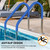 Pool Handrail Cover, 9 Feet Swimming Pool Hand Railing Covers with Zipper Slip Resistant Anti-Scald Safety Rail Grip Handles Sleeve for Swimming Pools Inground Ladder Hand Rail Railing Grips Pool Handrail Cover, 9 Feet Swimming Pool Hand Railing Covers with Zipper Slip Resistant Anti-Scald Safety Rail Grip Handles Sleeve for Swimming Pools Inground Ladder Hand Rail Railing Grips