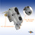 Flame King KT18ACR-2 2-Stage Auto Changeover LP Propane Gas Regulator with Two 18-inch Pigtails for RVs, Vans, Trailers