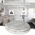 Angel Shield Marble Toilet Seat Durable Molded Wood with Quiet Close,Easy Clean，Quick-Release Hinges (Round,Gray Marble)