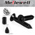 Mellewell #12 x 1-1/2" (50 PCS) Flat Head Sheet Metal Screws Wood Screws, Black Finish Stainless Steel 18-8, Self Tapping Screws