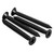Mellewell #12 x 1-1/2" (50 PCS) Flat Head Sheet Metal Screws Wood Screws, Black Finish Stainless Steel 18-8, Self Tapping Screws