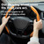 Amiss Car Wood Grain Steering Wheel Cover, Car Interior Accessories, 2PCS Segmented & Butterfly Design, Universal 99% Vehicle Wheel Cover Protector (Yellow)