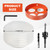 Storystore 6 inch Hole Saw for Recessed Lights,Hole Saw Kit with Dust Bowl, Drill Bit for Wood Metal Plastic,Bi-Metal Drywall Saw, Hole Cutter for Clean and Precise Cuts