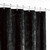 Fredsure Distressed Velvet Shower Curtain Set, 13 Pieces Black Including 1 Piece 72"x72" Shower Curtain and 12 Pieces Silver Hooks