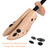 KevenAnna Pair of Premium Professional 4-way Wooden Shoe Trees, Wooden Shoe Stretcher for Men or Women (Small)