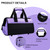 ACOSEA Purple Tool Bag,13 Inch Wide Mouth Open Tool Organizer with 12 Storage Pockets