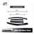 Fit for: Toyota Corolla IM 2016 2017 2018 Safe Sun, Rain, Wind Deflector, Front & Rear Window Vent Visors, Vent Protection, Tape-On Outside-Mount,4-Pieces Guard Kit, 2mm-Thick