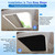Frienda Rv Window Reflective Insulation Roll 47.2inchx50ft Double Aluminum Foil Heat Bubble Thermal Window Shade Door Cover Blackout for Garage Roof Travel Camper Skylight Shield
