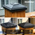 SIEDiNLAR 5x5 Pyramid Post Caps Outdoor Waterproof 5X5 Post Cover, Fits 5x5 4.5x4.5 Wood Vinyl Posts for Fence Deck Mailbox Patio (Black, 12 Pack)