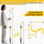 Frebuta Drapery Pull Rod,36“ to 63” Curtain Pull Telescoping Pole Heavy Duty For Curtains Wand Stainless Steel Tubes Soft Sponge Handle Rod for Curtains Extension Pole Lightweight (Black Yellow)