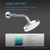 OFFO Shower Head Extension Arm, Shower Arm Extension Shower Head Extender Made of 304 Stainless Steel Shower Pipe Extension, Chrome 6 in