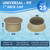 Pool Fence Caps – Tan 25 Pack of 1-Inch Pool Fence Hole Caps – Fits Deck Sleeve Holes for Removable Safety Systems – Durable Plug Covers for Pool Barrier Installations – Compatible with Most Systems