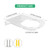 BiJun Basketball Holder Wall Mount, Acrylic Football Display Rack, Clear Ball Storage Hanger Wall Mount, for Football, Basketball, Volleyball, Rugby and Soccer