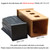 Knife Block Replacement Rods, HANZIUP Plastic Bristles for Knife Stand Holder, Dishwasher Safe, Removable, Universal