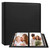 Aevdor 8x10 Photo Album 168 Pockets Holds 168 Photos, Large Capacity Leather Cover, Photo Book for Family Wedding Baby Party Holiday and Christmas Pictures, Black