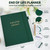 End of Life Planner, Guided Estate Planning Organizer with Tabs, Last Wish, Will Preparation, Funeral Planning, Final Arrangements Notebook for Beneficiary, in Case of Death Organizer -Dark Green