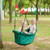 JUNGLE WELL Large Platform 53'' RPET Boat-Shaped Swing, Canoe Tree Swing for Kids, Eco-Friendly Fabric, Indoor/Outdoor Hanging Hammock Chair, Safe & Comfortable Children’s Play (Racing Green)