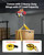 VEVOR Electric Hoist, 1320 lbs 120V Electric Winch with 328 ft Wireless & 14 ft Wired Remote Control, 40 ft Single Cable Lifting Height, Single/Double Slings, Lift Hoist for Garage Warehouse Factory