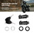 Universal RS Saddlebag Locks Motorcycle Saddle Bags Harware Kit Fit for Harley Honda Yamaha Kawasaki Suzuki 2 Black Locks with Key