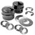 HD Switch Front Wheel Hardware Kit Replaces Husqvarna Poulan Craftsman 583512801 532436874 Includes Thrust Washers, Washers, E-Clips & Hub Caps