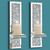 Pibeyer Crystal Crush Diamond Wall Candle Holder Set of 2, Silver Mirrored Candle Sconces, Home Wall Decoration for Living Room,Dining Room & Bedroom