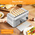 6 Slice Commercial Toaster Bread Baking Machine, 1680W Stainless Steel Pop-Up Electric Food Bread Countertop Baking for Restaurant Bakery and Dessert Store(1-5 Min Timier) 6 Slice Commercial Toaster Bread Baking Machine, 1680W Stainless Steel Pop-Up Electric Food Bread Countertop Baking for Restaurant Bakery and Dessert Store(1-5 Min Timier)