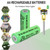 Ni-Mh AA 300mAh 1.2V Solar Light Rechargable Batteries 10 Pack,1.2 Volt Double A Battery for Outdoor Garden Landscape Lights, Power Lantern