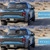 Fits Ford F150 F250 F350 2022 2023 2024 2025 2026 Rear Middle Back Sliding Window American US Flag Vinyl Decal Matte Black Exterior Accessories