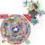 eeBoo 500 Piece Puzzle - Votes for Women Jigsaw Puzzle for Adults, Circular with 23" Diameter Made with Recycled Board & Vegetable-Based Ink