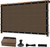 Sunocity 8' X 20' 90% Sun Shade Cloth Outdoor Patio Mocha Pergola Shades Cover Privacy Screen UV Block Porch Screens Canopy for Patio Outside Outdoor