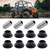 JERBOR 8PCS Rear Shock Absorber Bushings Sleeve Kit Fit for Polaris Ranger Crew XP 500 570 700 800 900 1000 Shock Bushings Kit for Polaris Range