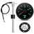 ARTILAURA Fuel Sending Unit and Gauge Kit, 240-33ohms 5" (125mm) Boat Marine Fuel Tank Sender Stainless Steel Gas Sensor for Car Truck Vehicle (Black)