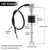 ARTILAURA Fuel Sending Unit and Gauge Kit, 240-33ohms 5" (125mm) Boat Marine Fuel Tank Sender Stainless Steel Gas Sensor for Car Truck Vehicle (Black)