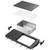 Upgraded Folding Front Shelf Accessories for Traeger Pro 22, Pro 575, Ironwood 650, BAC362, All-in-One Grill Table with Works Cutting Board,Basin,5 Hooks, Steel Grill Accessory for Food Prep & Storage