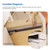 VADANIA 10" Undermount Drawer Slide, Soft Close, Bottom Mounted & Bottom Support, 88 lb Load Capacity, 3-Fold Full Extension, Non-Detachable, Invisible Drawer Slies,1 Pair(2-Pack)