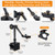 Neoteck Magnetic Base Stand for Digital Dial Indicator Gauge Pro-176lbs/80kg Tensile Force - Black