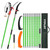 YTFLOT 2-32 Feet Pole Saws For Tree Trimming Manual Pole Saw Tree Trimmers Tree Pruner Extendable Tree Pole Saw Green
