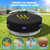 Holiwei 15 Ft Round Pool Cover with Reflective Strips, 420D Swimming Pool Cover for Above Ground Pools, Solar Cover with Drawstring and Ground Nails for Dustproof, UV Protected