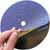 JLD 7" Sanding Disc, 60 Grit Blue Zirconia Sticky, for JLD10-8 Lawn Mower Blade Sharpener and Grinder-25 Pack