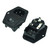 2pcs FILSHU IEC320 C14 Large Current Inlet Male Connector Plug with 15A Rocker Switch and Fuse, Heavy Duty 125V Power Socket