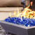 Onlyfire 10 lbs Fire Glass Rocks 1/4 Inch, Reflective Tempered Glass for Propane Fire Pit & Gas Fireplace, High Luster Firepit Glass Stones for Fire Table, Cobalt Blue (Multicolor Options Available)