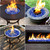 Onlyfire 10 lbs Fire Glass Rocks 1/4 Inch, Reflective Tempered Glass for Propane Fire Pit & Gas Fireplace, High Luster Firepit Glass Stones for Fire Table, Cobalt Blue (Multicolor Options Available)