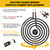 MP22YA Electric Range Burner Element Unit Set（2 pcs MP21YA 8" & 2 pcs MP15YA 6"）with 4pcs 330031 Range Burner Receptacle Kit Fit for Whirl-pool Ken-more Stoves Replace WP660532, WP660533 by AMI PARTS