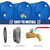 Enoch's Land 55 Gallon Drum Spigot,2" Brass Barrel Faucet with EPDM Gasket for 55 Gallon Drum